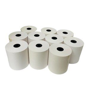 Register Tape‎ 3" Paper Roll 10 Rolls Gas Pump POS Calculator White